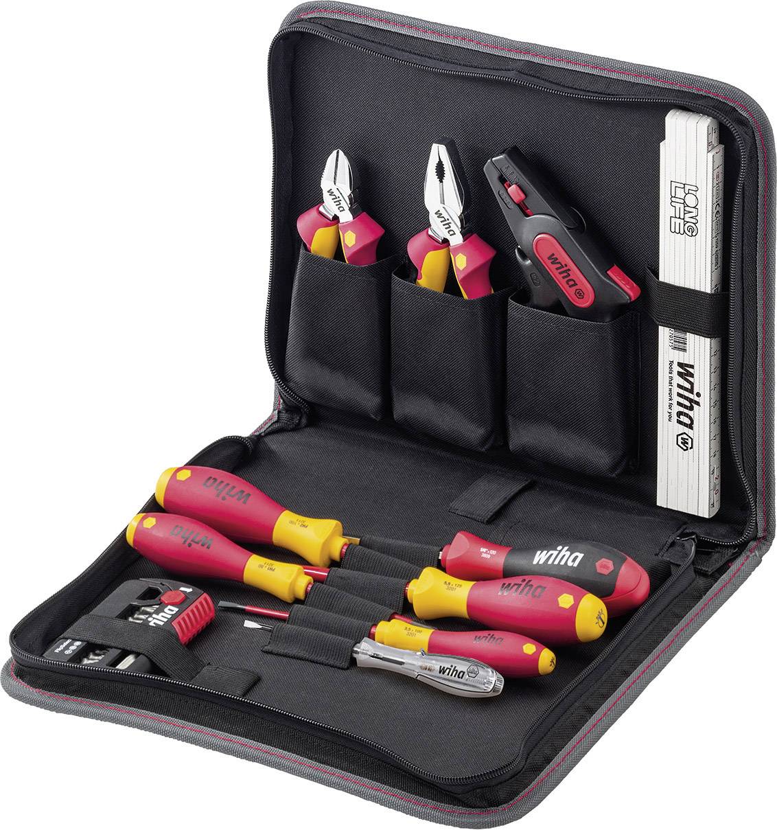 Wiha 41241 Tool kit Electrical contractor 32-piece