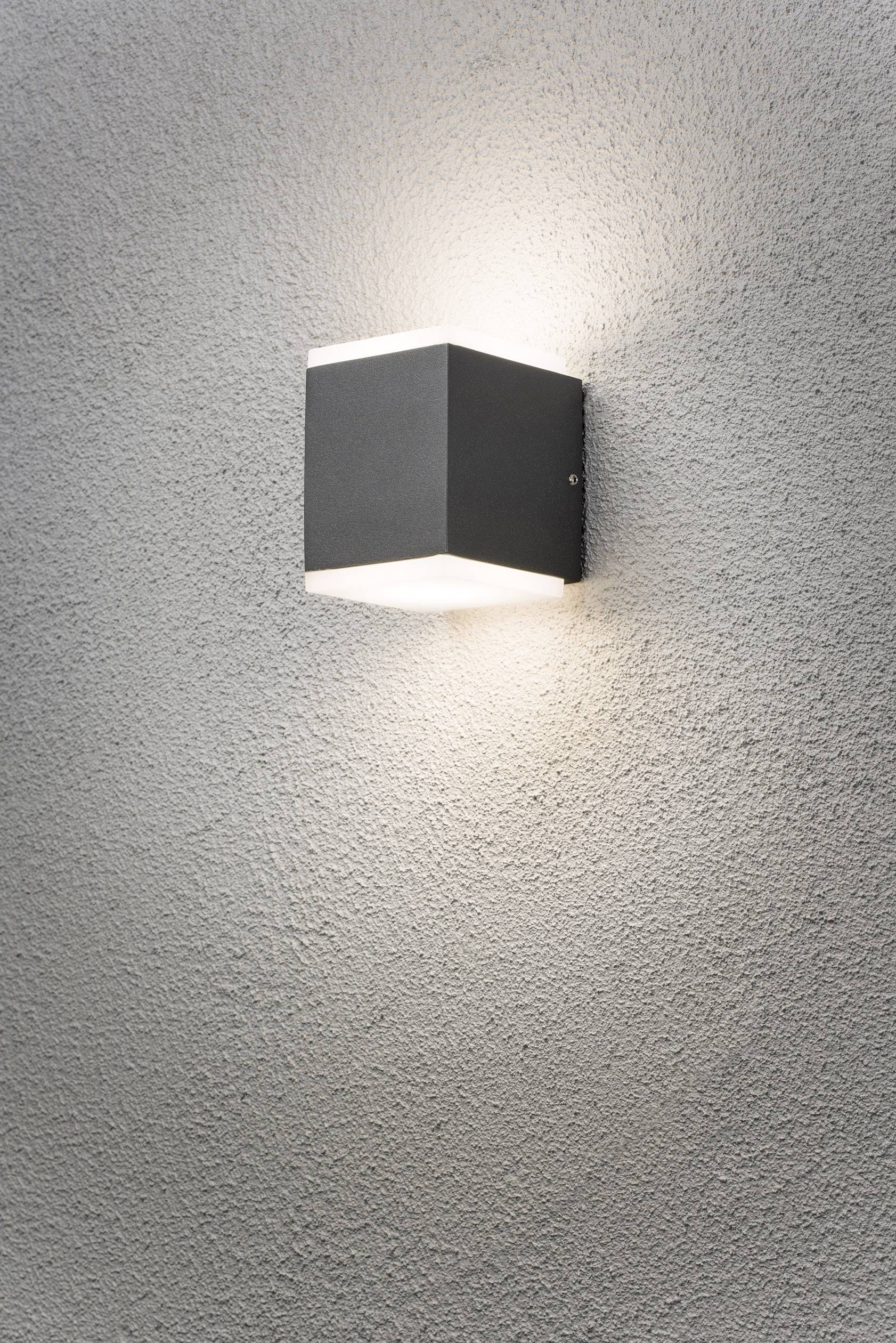 Konstsmide Monza 7991-370 LED outdoor wall light EEC: F (A - G) LED (monochrome) Built-in LED 12 W Anthracite