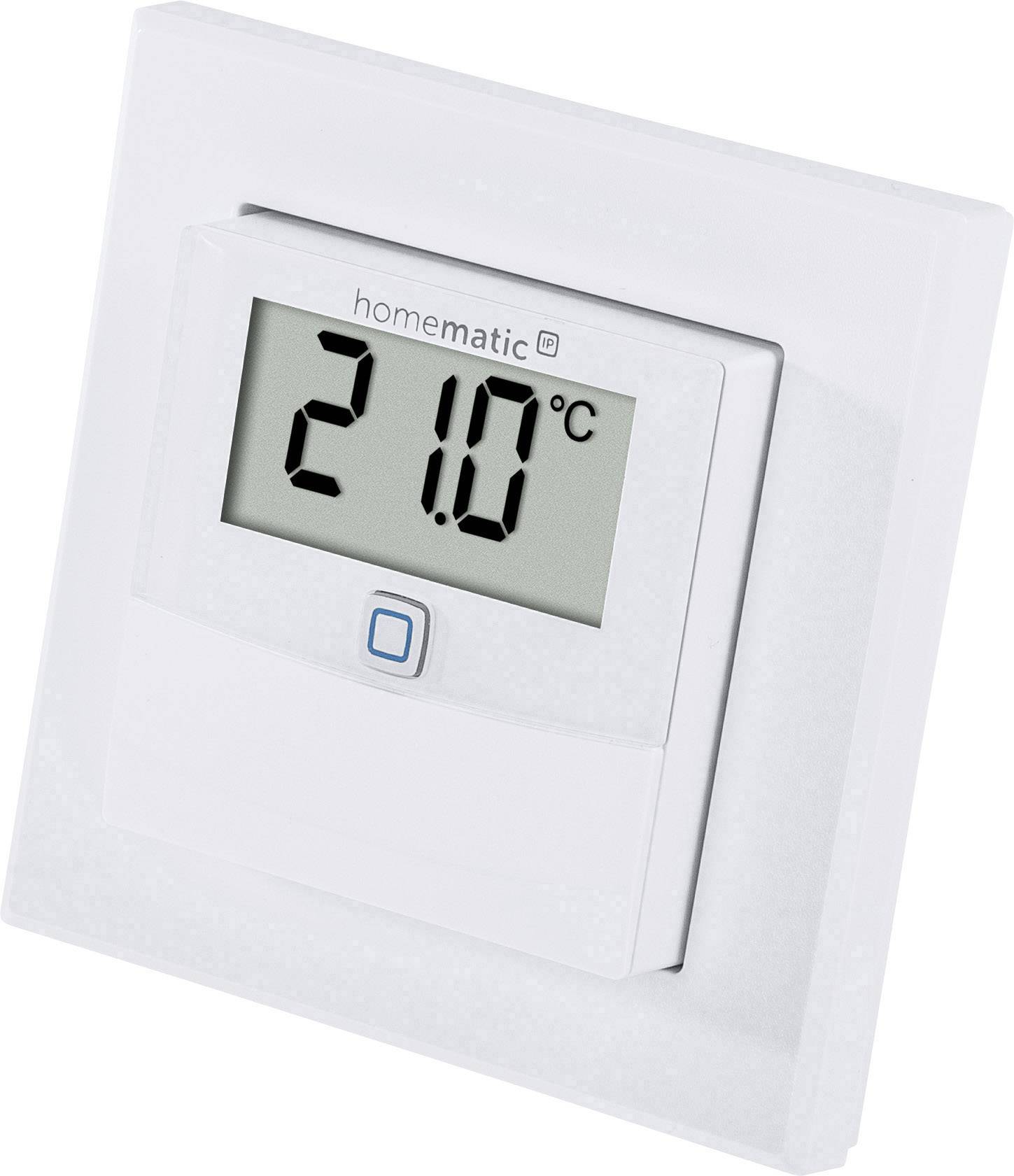 Digital thermostat on the wall shows a temperature of 21.0°C.