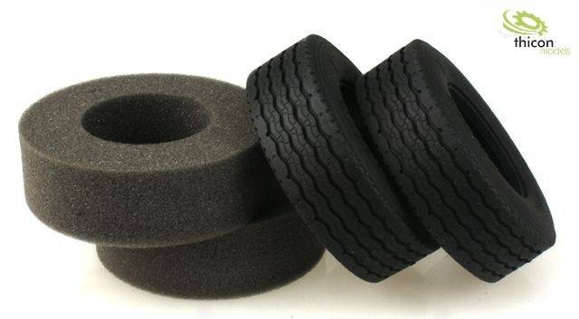 Thicon Models 1:14 HGV Tyres 30 mm Road Tread 2 pc(s)