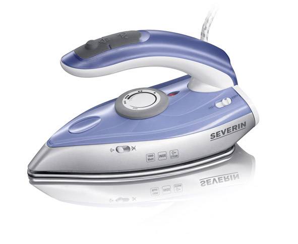 Severin BA 3234 Travel iron Silver-blue 1000 W