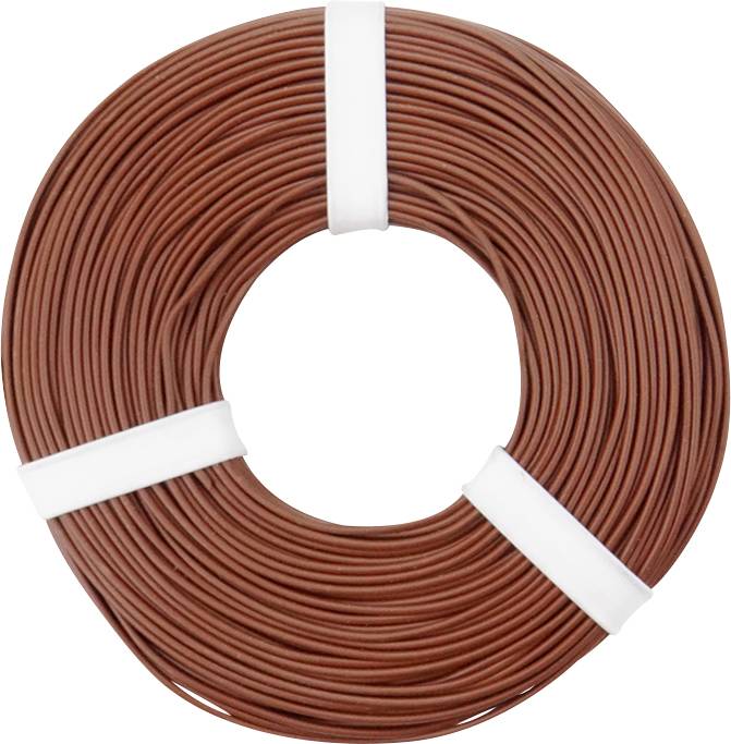 Donau Elektronik 125-058 Strand 1 x 0.25 mm² Brown 50 m