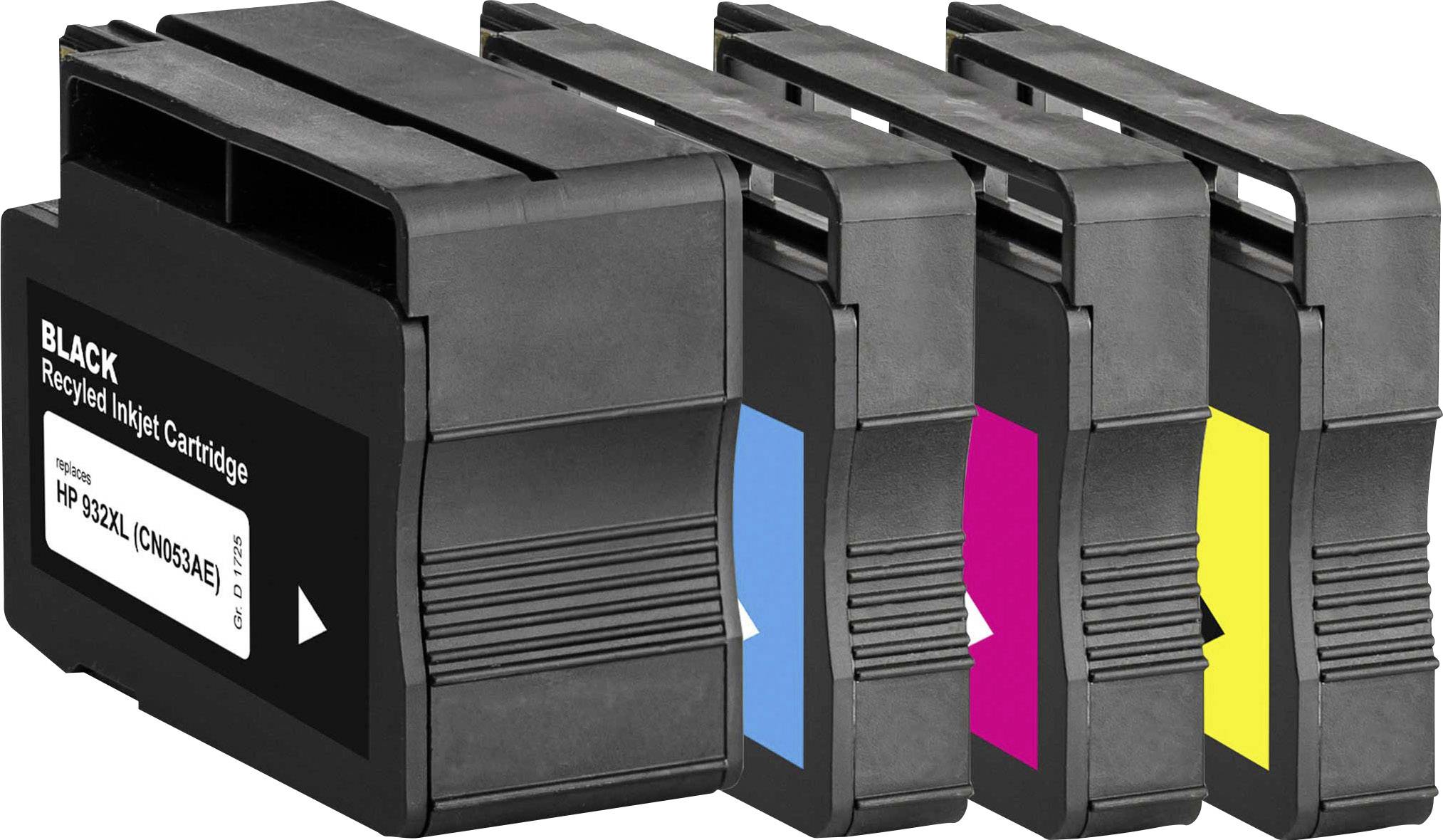 Basetech Ink cartridge replaced HP 932XL, 933XL, CN053AE, CN054AE, CN055AE, CN056AE Compatible Set Black, Cyan, Magenta, Yellow
