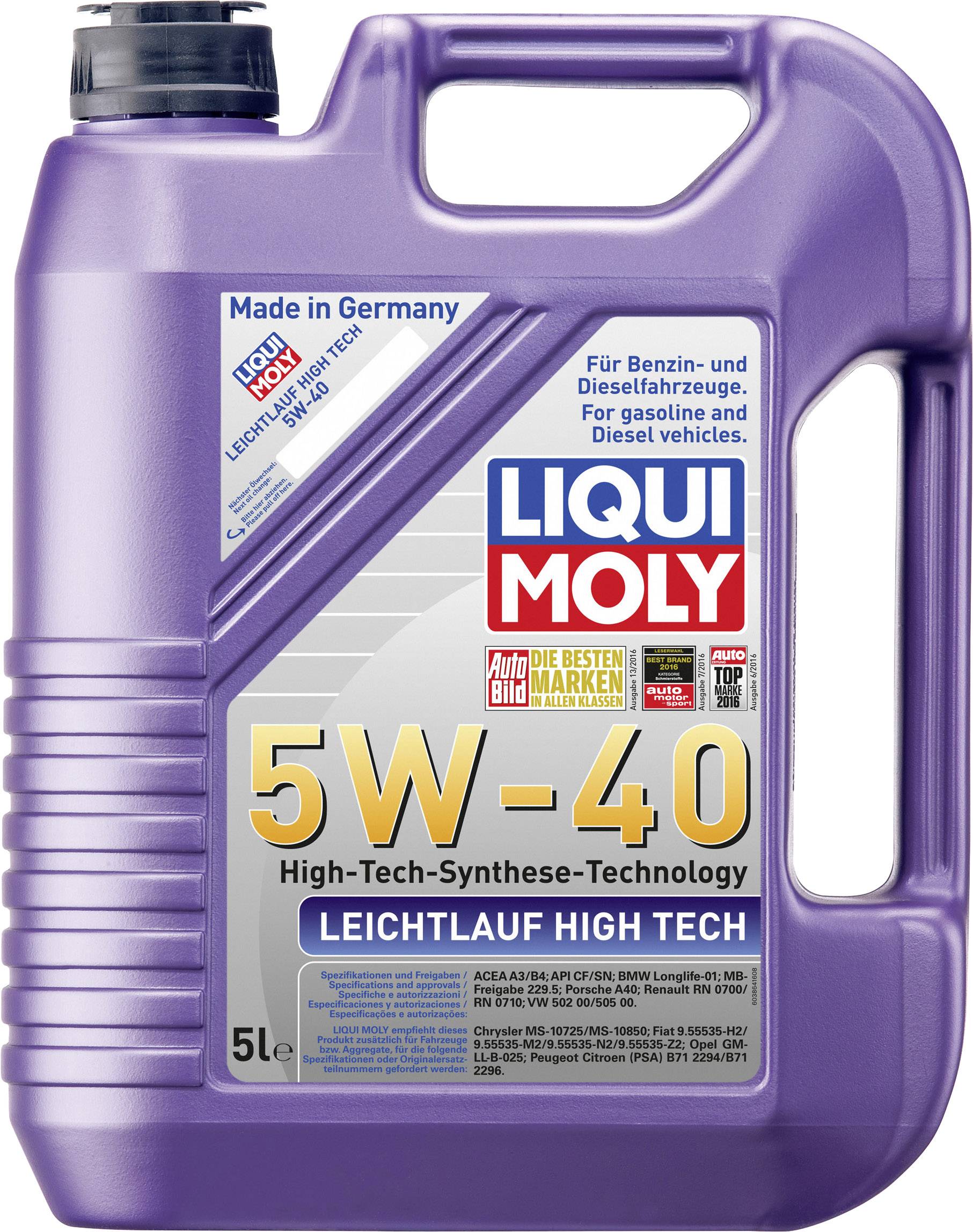 Liqui Moly 5W-40 3864 Engine oil 5 l