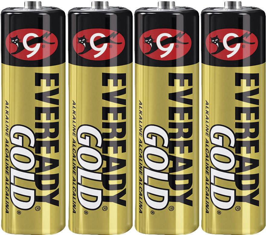 Eveready Gold AA battery Alkali-manganese 1.5 V 4 pc(s)