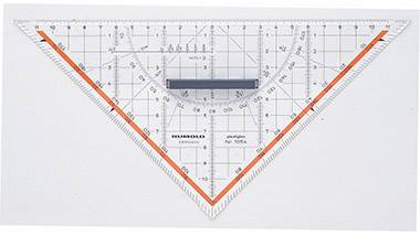 Rumold Triangle 1054 Transparent Hypotenuse length: 25 cm