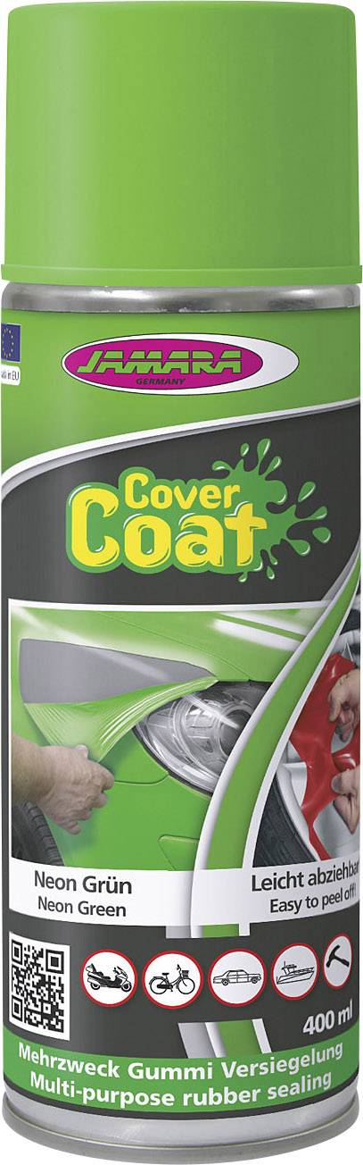 Jamara Cover Coat Liquid rubber coating spray Colour Neon green 231615 400 ml