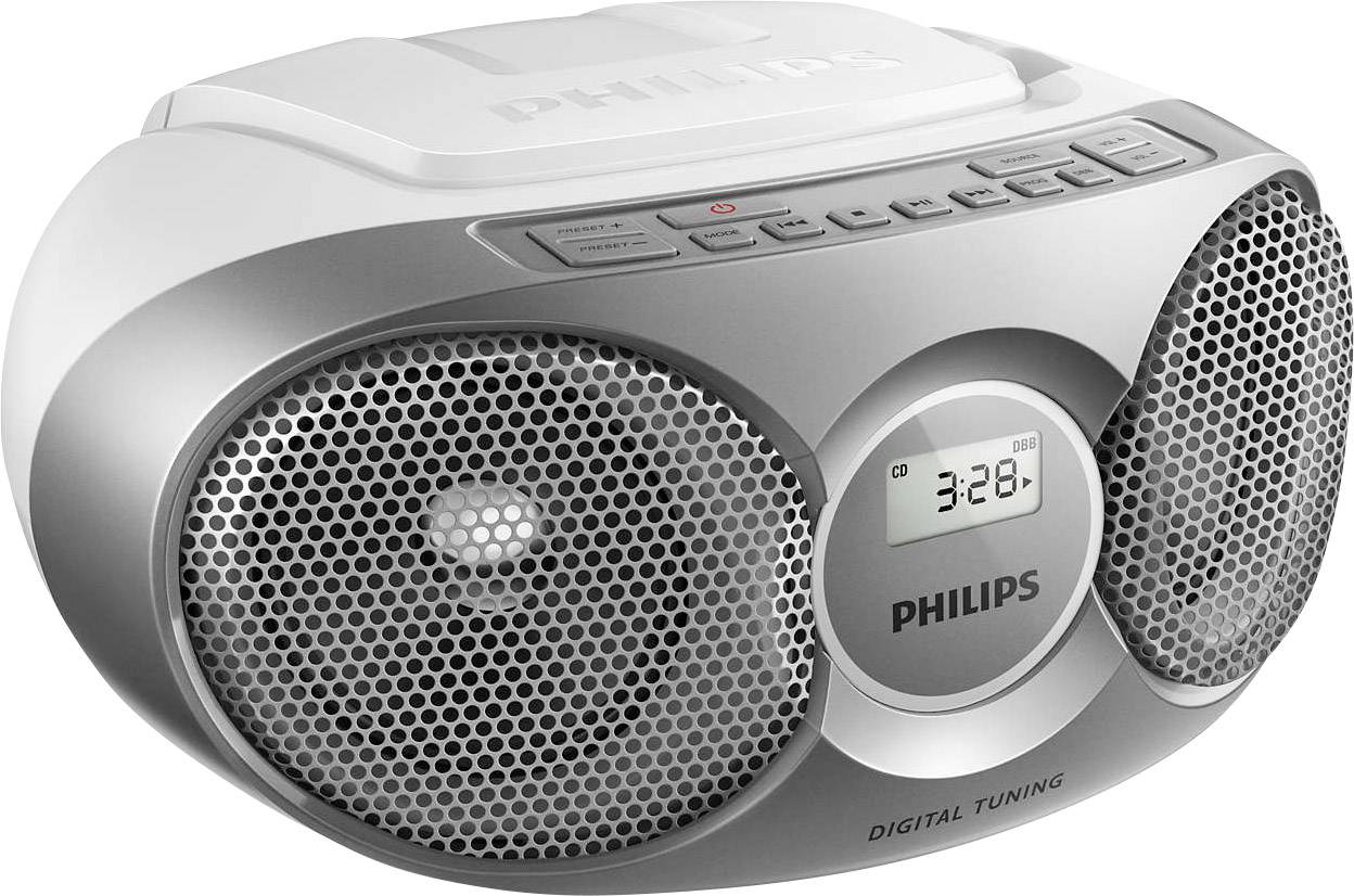 Philips AZ215S Radio CD player FM CD Silver