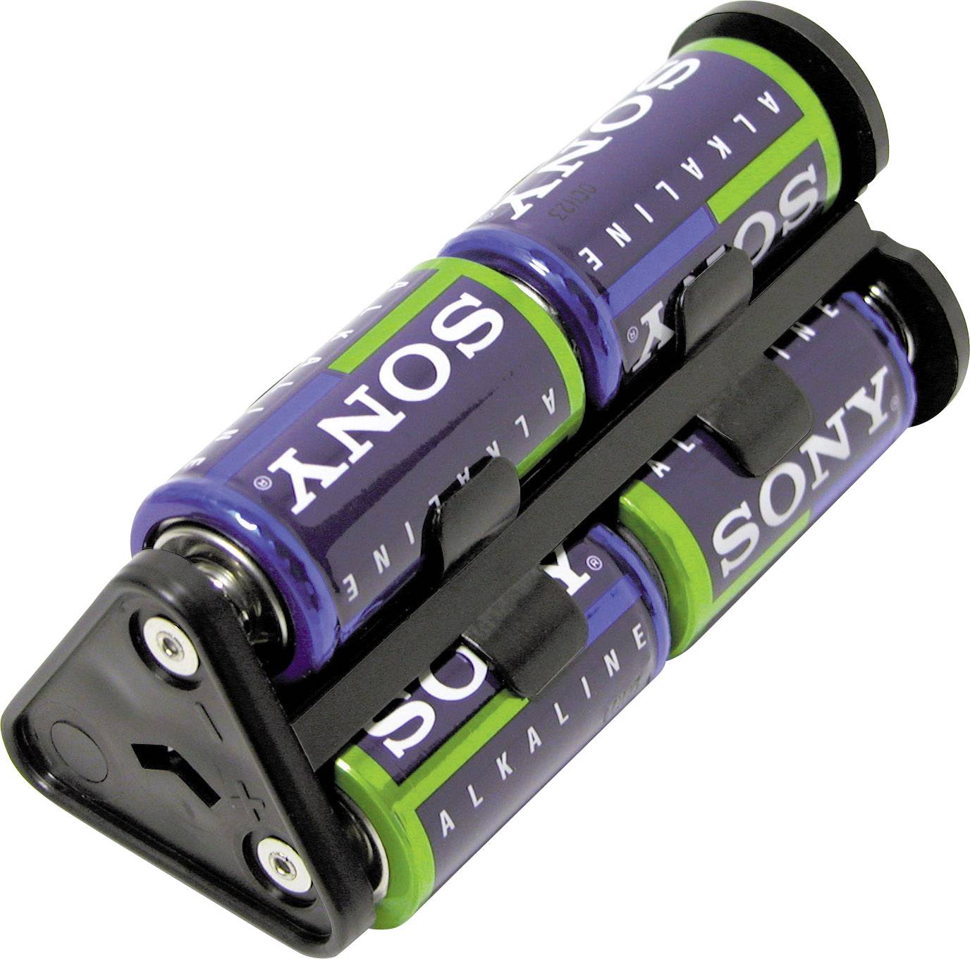 MPD BU1-M-402 Battery tray 6x C Pin contact (L x W x H) 112 x 53 x 48 mm