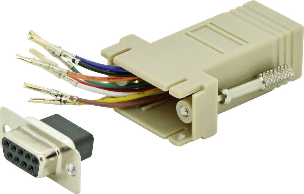 Digitus D-SUB adapter D-SUB socket 9-pin - RJ45 socket