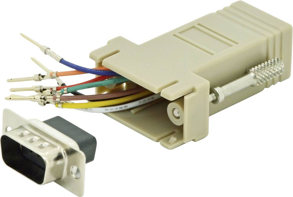Digitus D-SUB adapter D-SUB-plug 9-pin - RJ45 socket