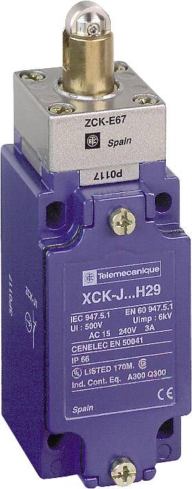 Telemecanique XCKJ167H29 XCKJ167H29 Limit switch Tappet IP66 1 pc(s)