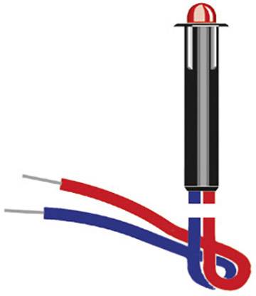 Oshino MD-325UB3 LED indicator light Blue 24 V DC 30 mcd