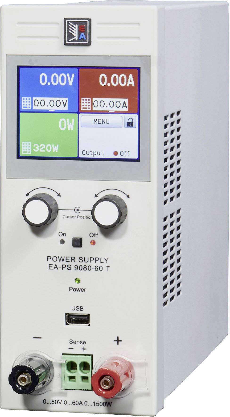 EA Elektro Automatik EA-PS 9080-20 T Bench PSU (adjustable voltage) 0 - 80 V DC 0 - 20 A 640 W USB , USB host Autoranger, OVP