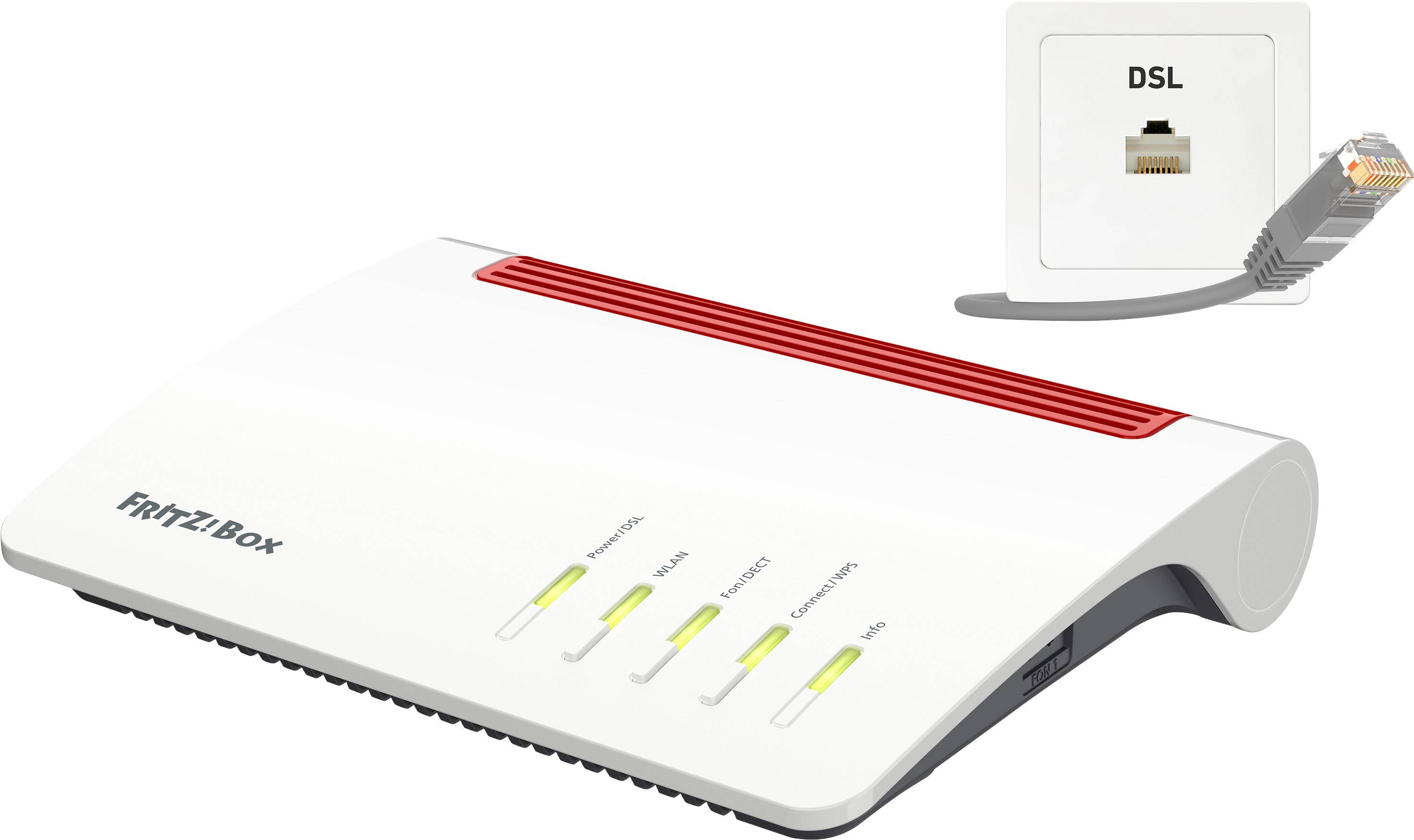 Fritz! FRITZ!Box 7590 International Wi-Fi modem router Built-in modem: ADSL, VDSL 2.4 GHz, 5 GHz 2533 MBit/s