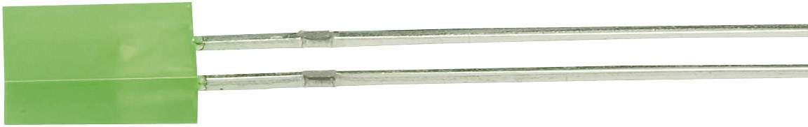 Everlight Opto 523SYGD/S530-E2 LED wired Green Rectangular 2 x 5 mm 8 mcd 170 ° 20 mA 2 V