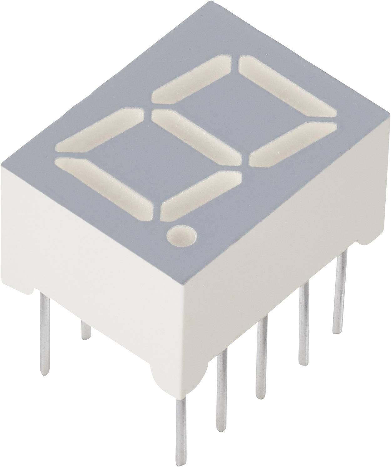 Everlight Opto Seven-segment display Red 10 mm 2 V No. of digits: 1 S431SURWA/S530-A3