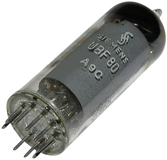 BTB Vertrieb UBF 80 = 17 N 8 Vacuum tube Double diode pentode 100 V 2.8 mA Number of pins: 9 Base: Noval Content 1 pc(s)