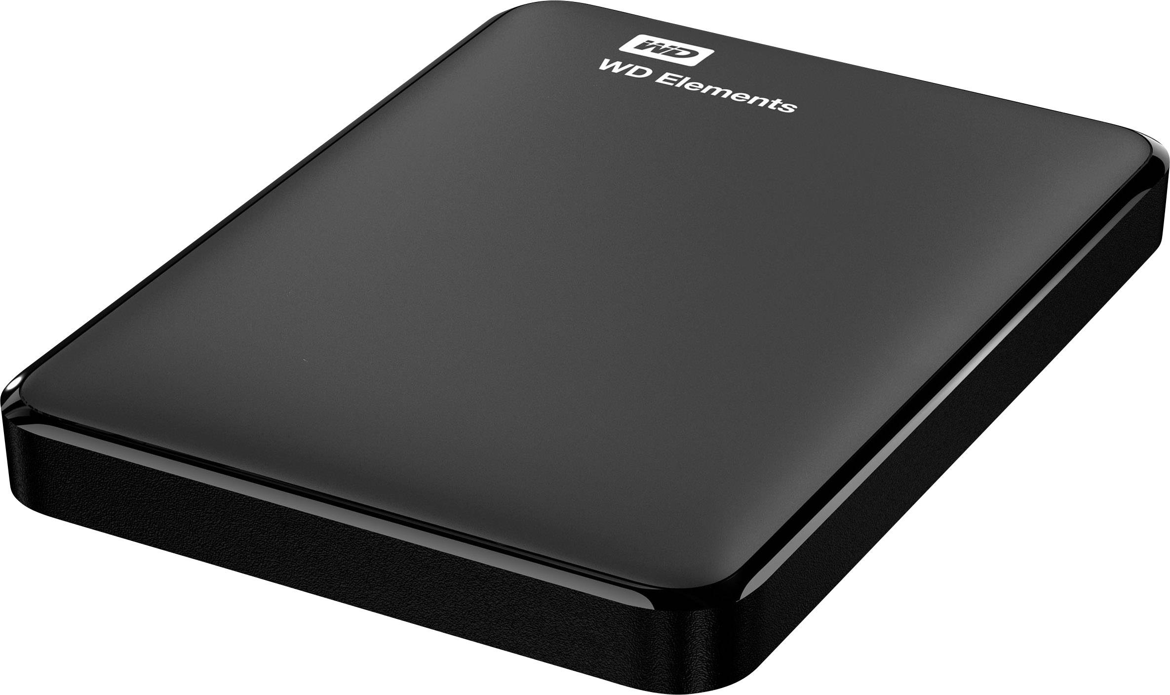 WD Elements 1 TB 2.5" external hard drive USB A (USB 3.2 1st gen) Black WDBUZG0010BBK-WESN