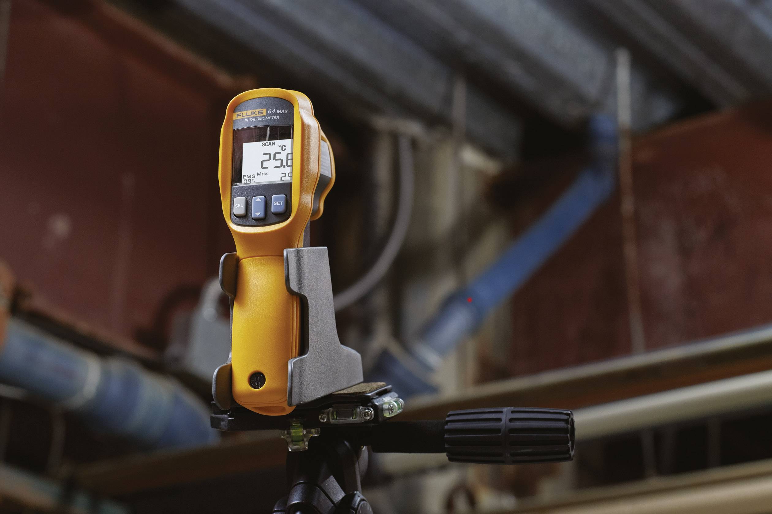 Fluke 64 MAX IR thermometer Display (thermometer) 20:1 -30 - +600 °C Non-contact IR reading, Data logger