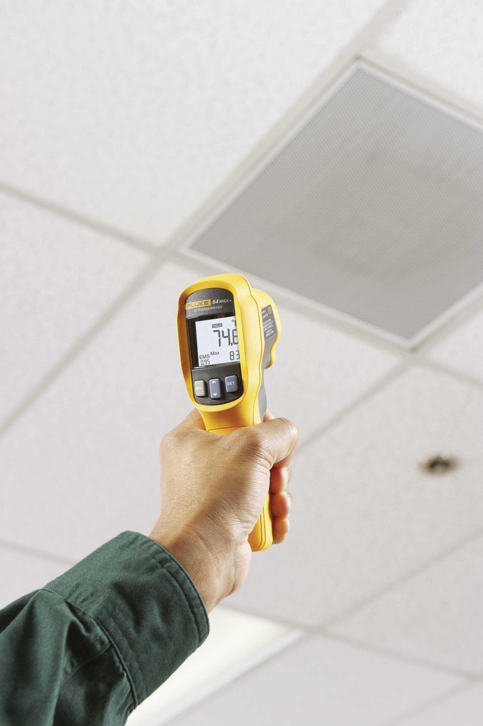 Fluke 64 MAX IR thermometer Display (thermometer) 20:1 -30 - +600 °C Non-contact IR reading, Data logger