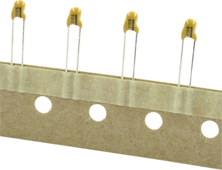 TANCAP CA42-105M035AA Tantalum capacitor THT 2.5 mm 1.1 µF 35 V 20 % (W x H) 4 mm x 14 mm