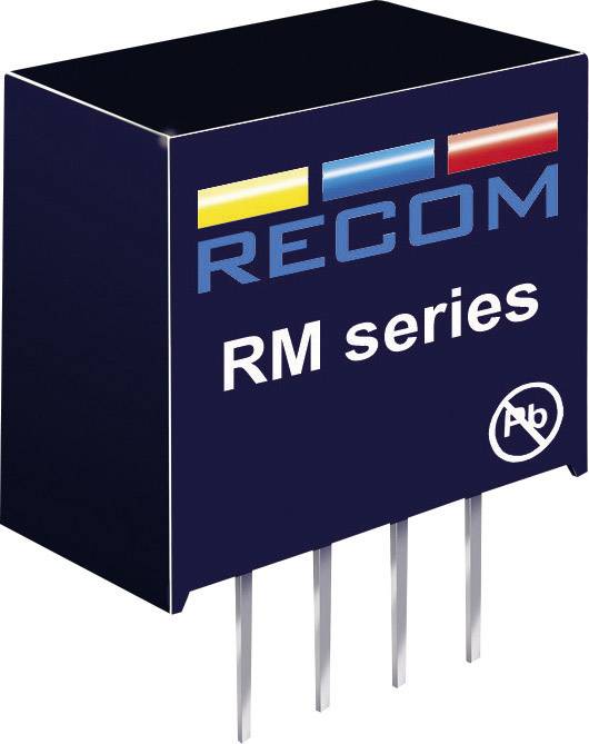 RECOM RM-3.33.3S DC/DC converter (print) 3.3 V DC 3.3 V DC 76 mA 0.25 W No. of outputs: 1 x Content 1 pc(s)