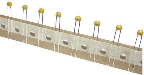 TANCAP CT4-0805Y105M250A1T Ceramic capacitor THT 1 µF 25 V 20 % (W x H) 4.2 mm x 25 mm