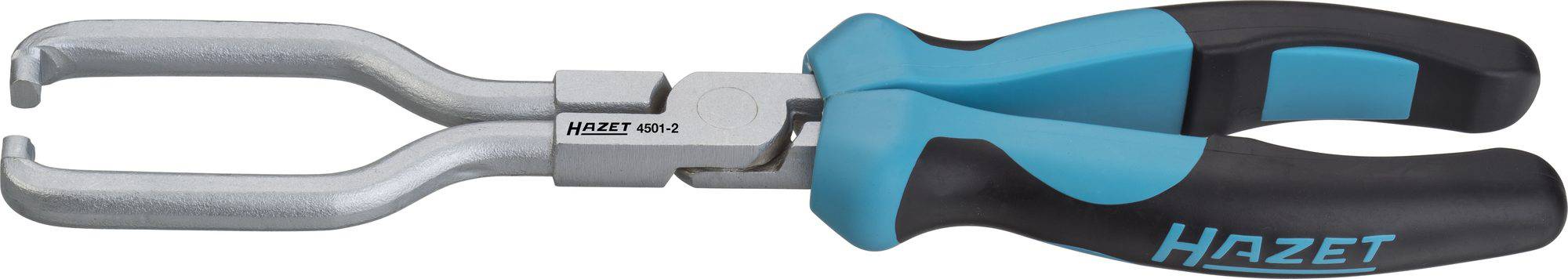 Specialist tool by Hazet with blue and black handles. Suitable for removing spark plug connectors.