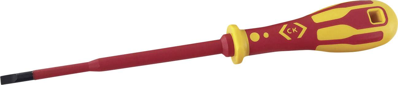 C.K Dextro VDE Slotted screwdriver Blade width: 5.5 mm Blade length: 125 mm DIN ISO 2380-2