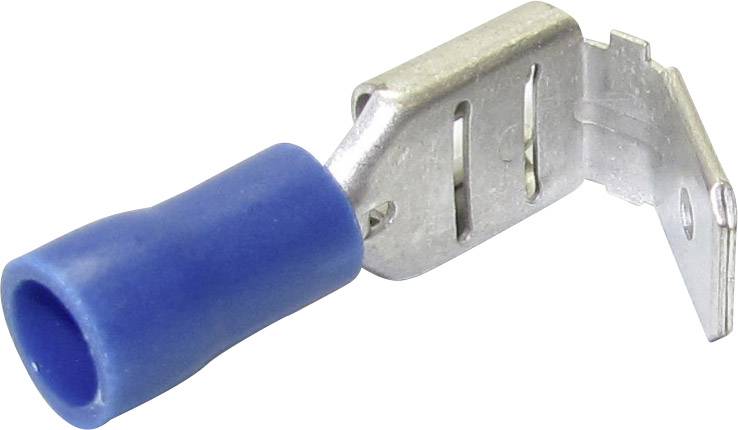 TRU COMPONENTS 1582973 Blade receptacle + branch joint Connector width: 6.30 mm Connector thickness: 0.80 mm 180 ° Partially
