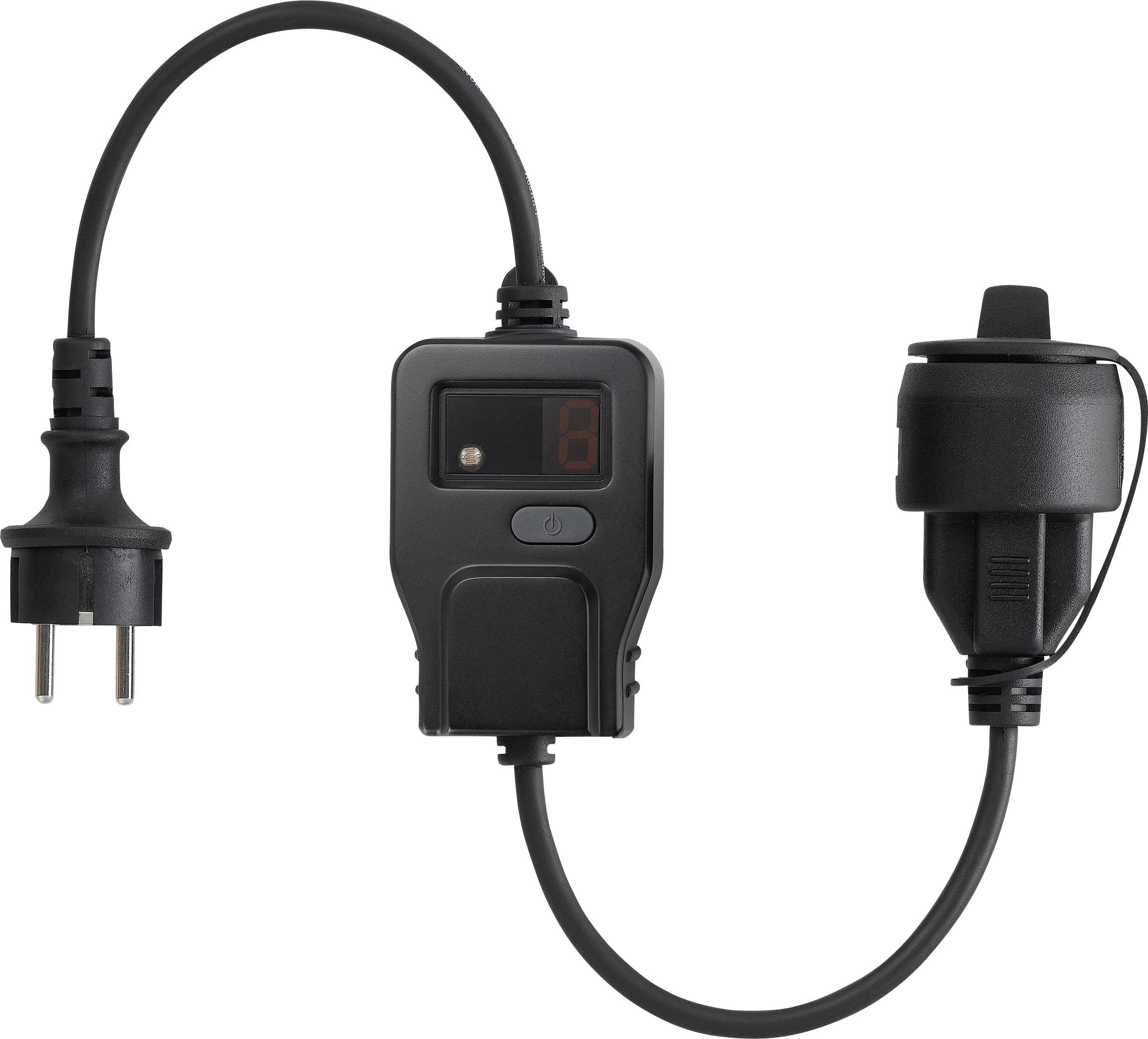 interBär 8813-004.01 Twilight switch Black 230 V 1 up to 9 h