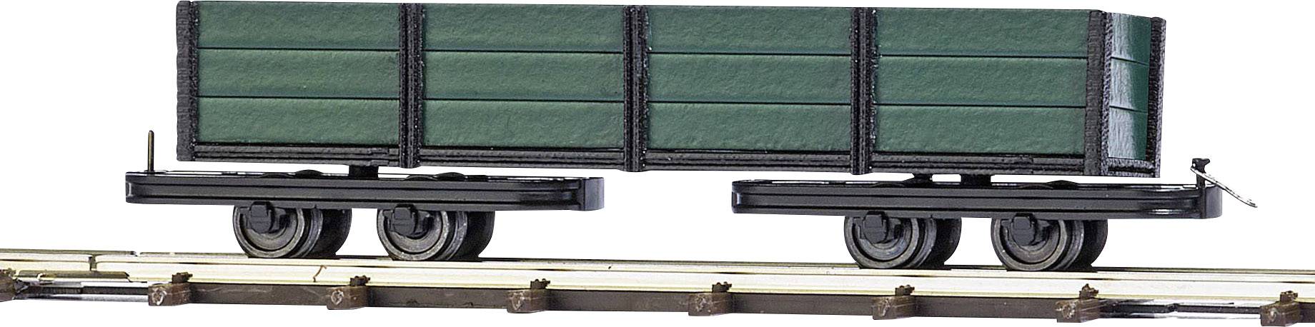 Busch Feldbahn 12246 H0f Military Railway Bogie flat wagon With board wall