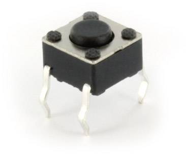 TRU COMPONENTS TC-TS250 TC-TS250 Pushbutton 12 V DC momentary