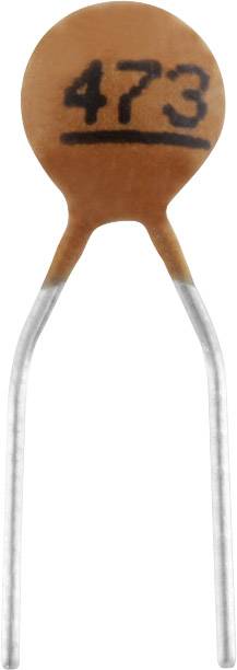 TRU COMPONENTS TC-K47NF5 Ceramic capacitor THT 47 nF 100 V 20 %