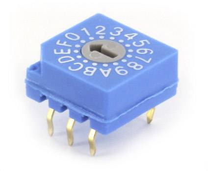 TRU COMPONENTS TC-CDS16 TC-CDS16 Coded rotary switch Hexadecimal 0-9/A-F 1 pc(s)