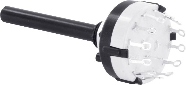 TRU COMPONENTS TC-DS2X6L TC-DS2X6L Rotary switch 0.35 A Switch postions 6 6 x 30 ° 1 pc(s)