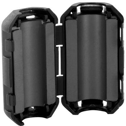 TRU COMPONENTS TC-KFR90 TC-KFR90 Ferrite bead cube 160 Ω Cable Ø (max.) 9 mm (Ø x H) 19.5 mm x 18 mm