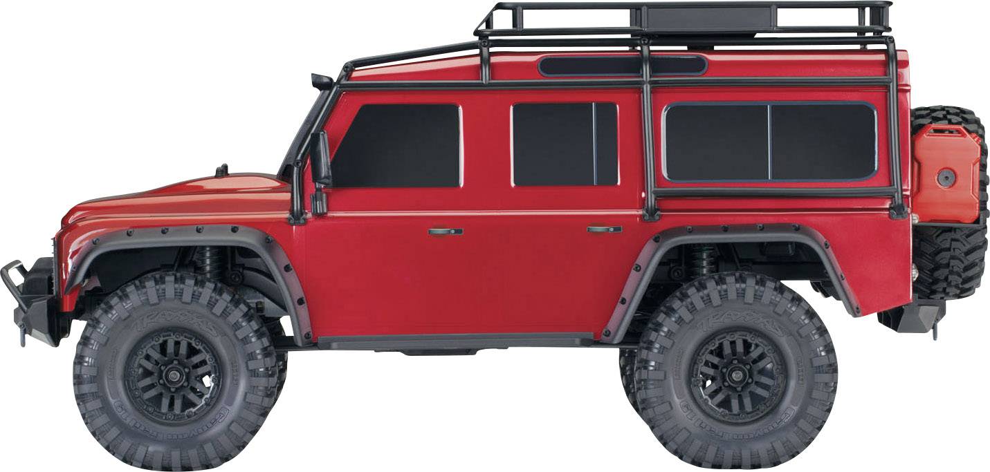 Traxxas Landrover Defender Brushed RC model car Electric Crawler 4WD RtR 2,4 GHz