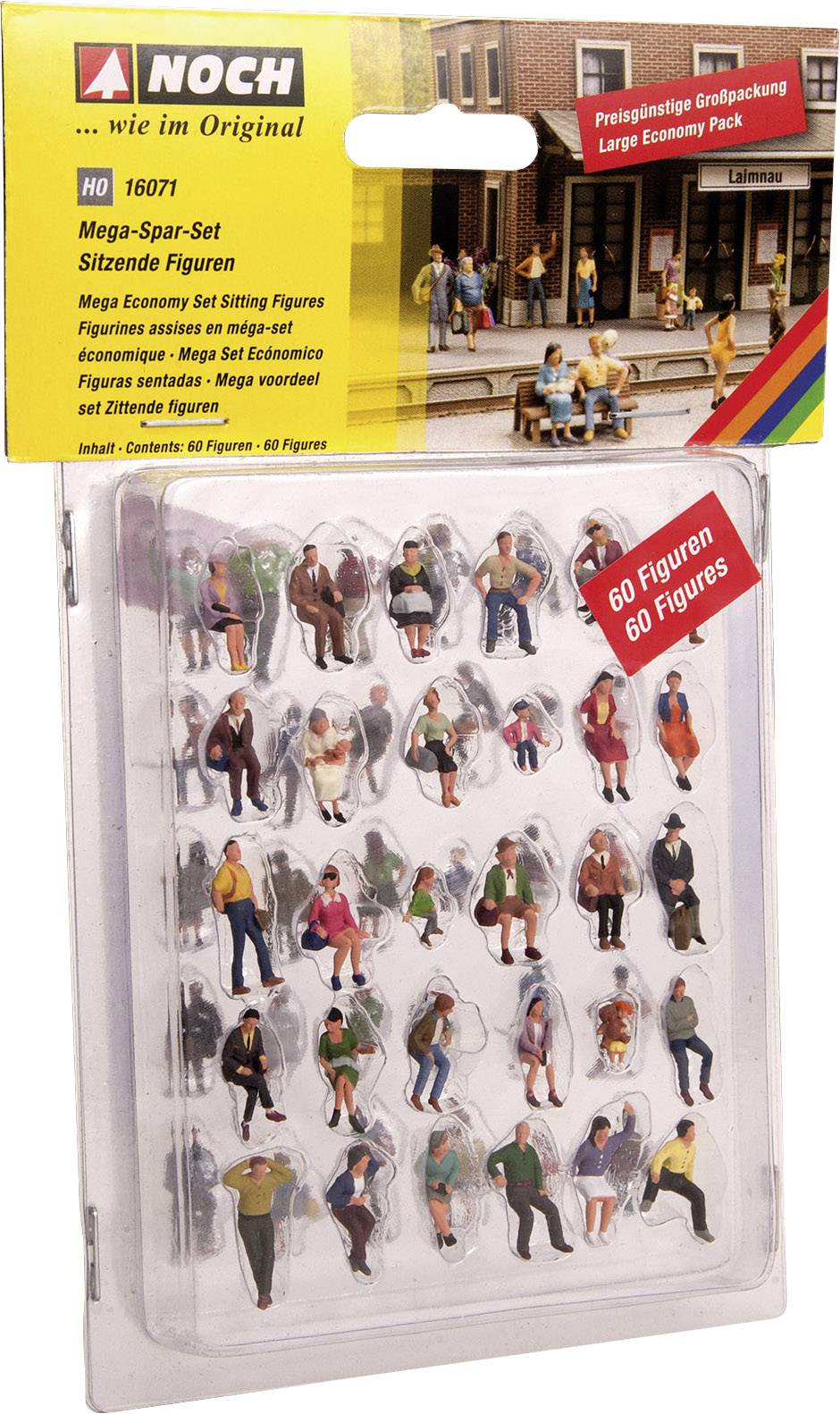 NOCH H0 Mega Saving Set Painted, Sitting