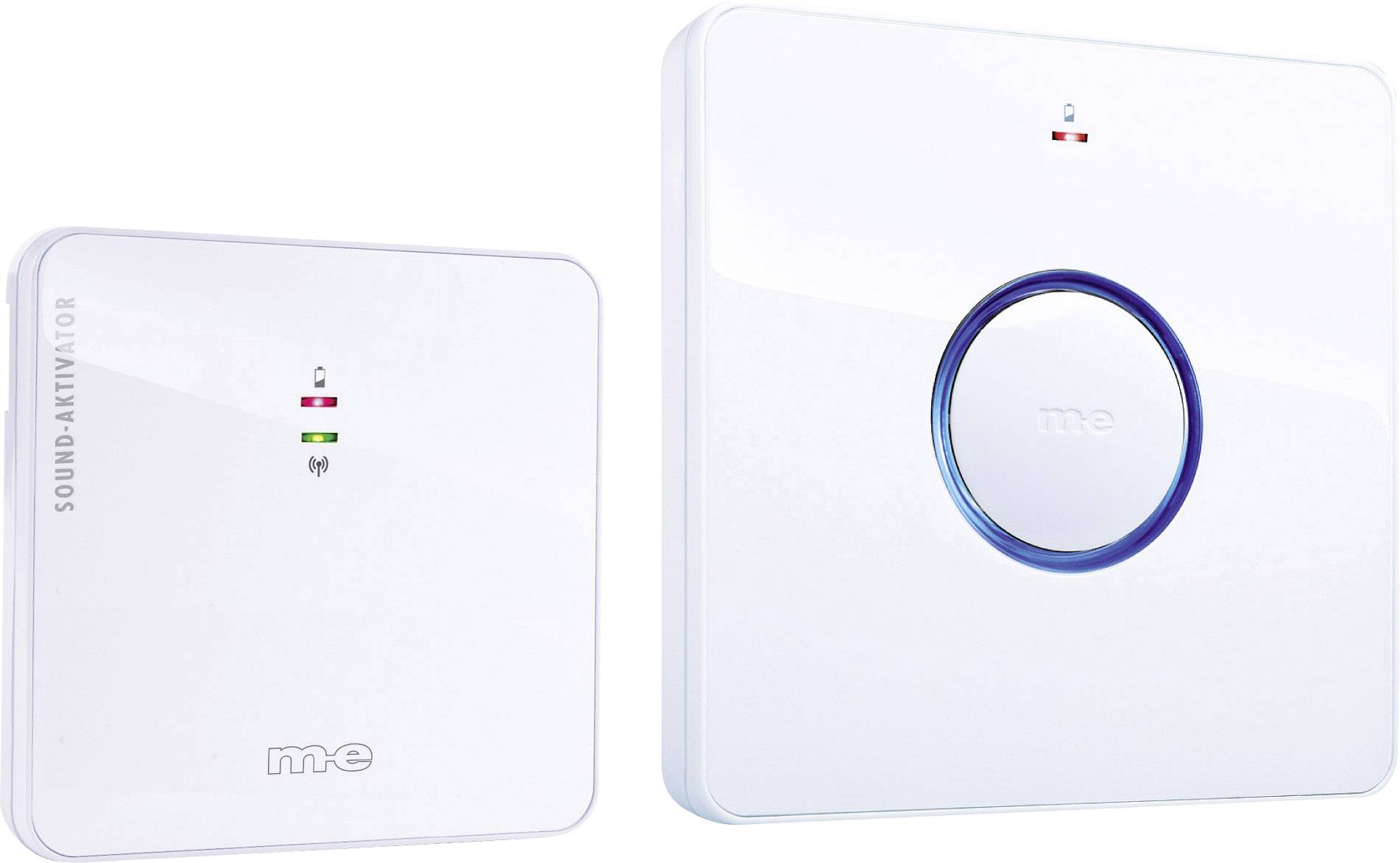 m-e modern-electronics 41094 Wireless door bell Complete set sound reactive