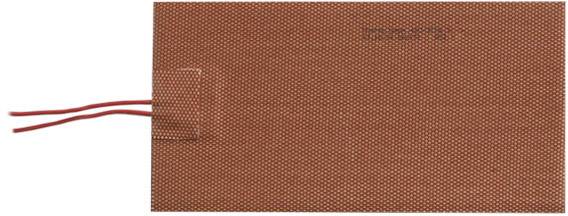 Thermo TECH Silicone Heating foil self-adhesive 24 V DC, 24 V AC 75 W IP rating IPX7 (L x W) 178 mm x 90 mm