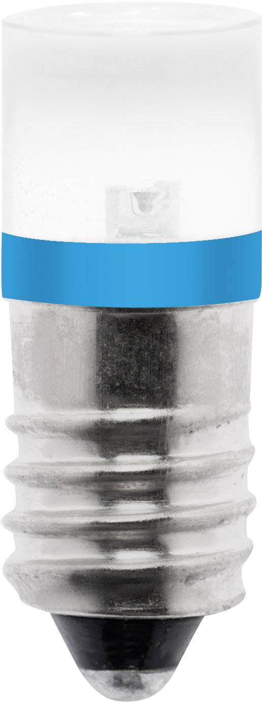 A LED drop lamp with a blue ring, suitable for decorative lighting.