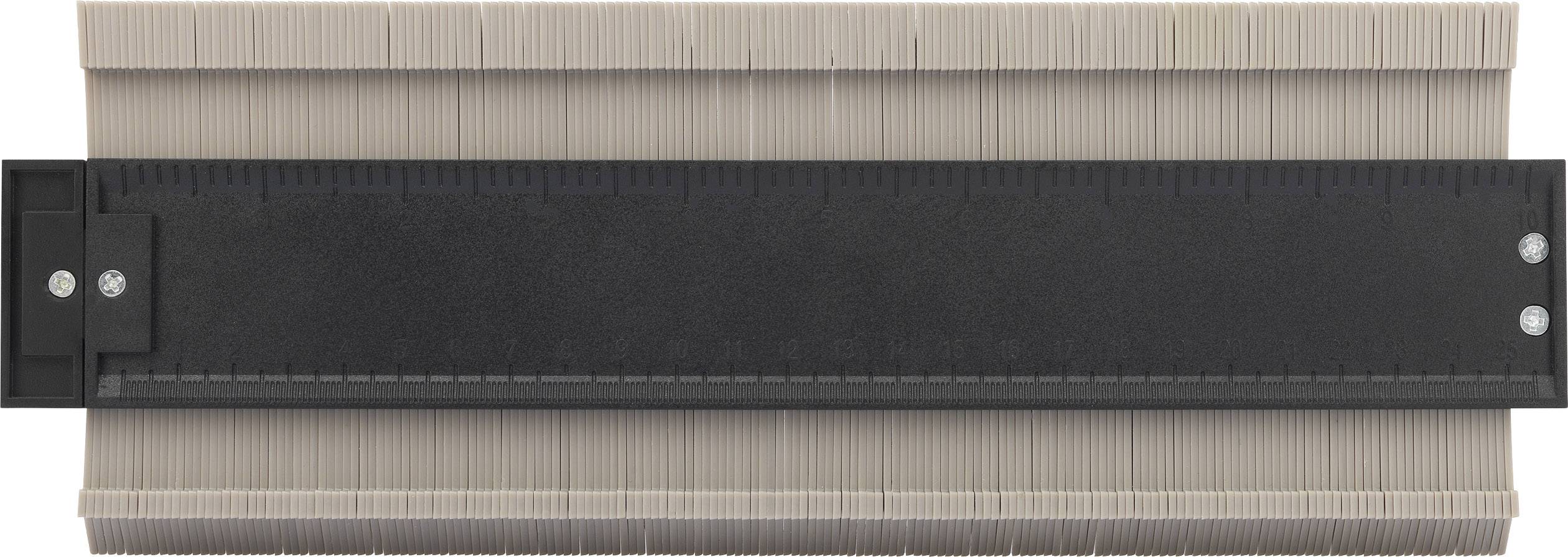 TOOLCRAFT 1595613 Profile gauge 254 mm (max)