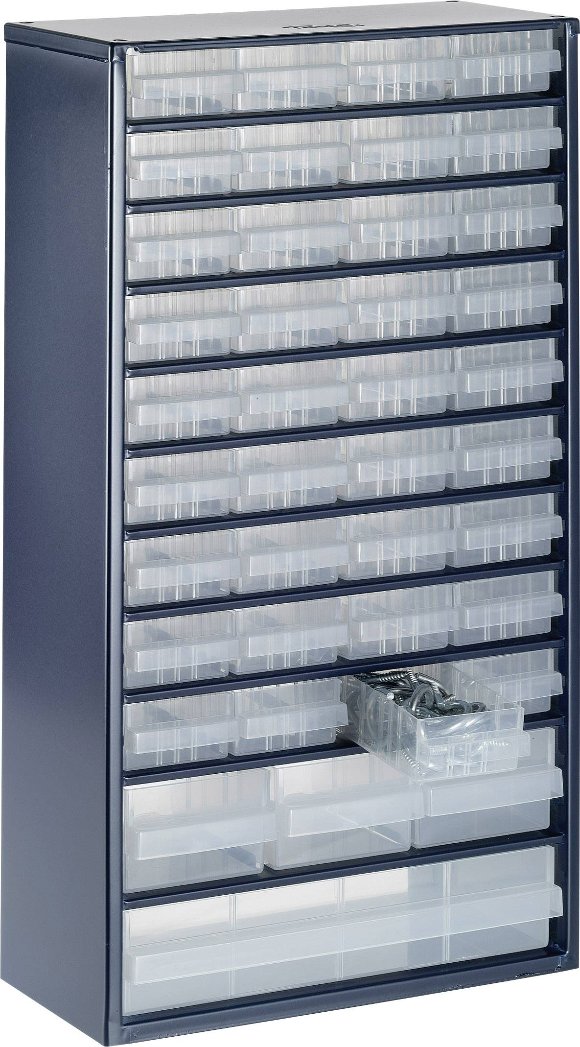 raaco 1240-123 Drawer cabinet (L x W x H) 306 x 150 x 552 mm No. of compartments: 40 Content 1 pc(s)