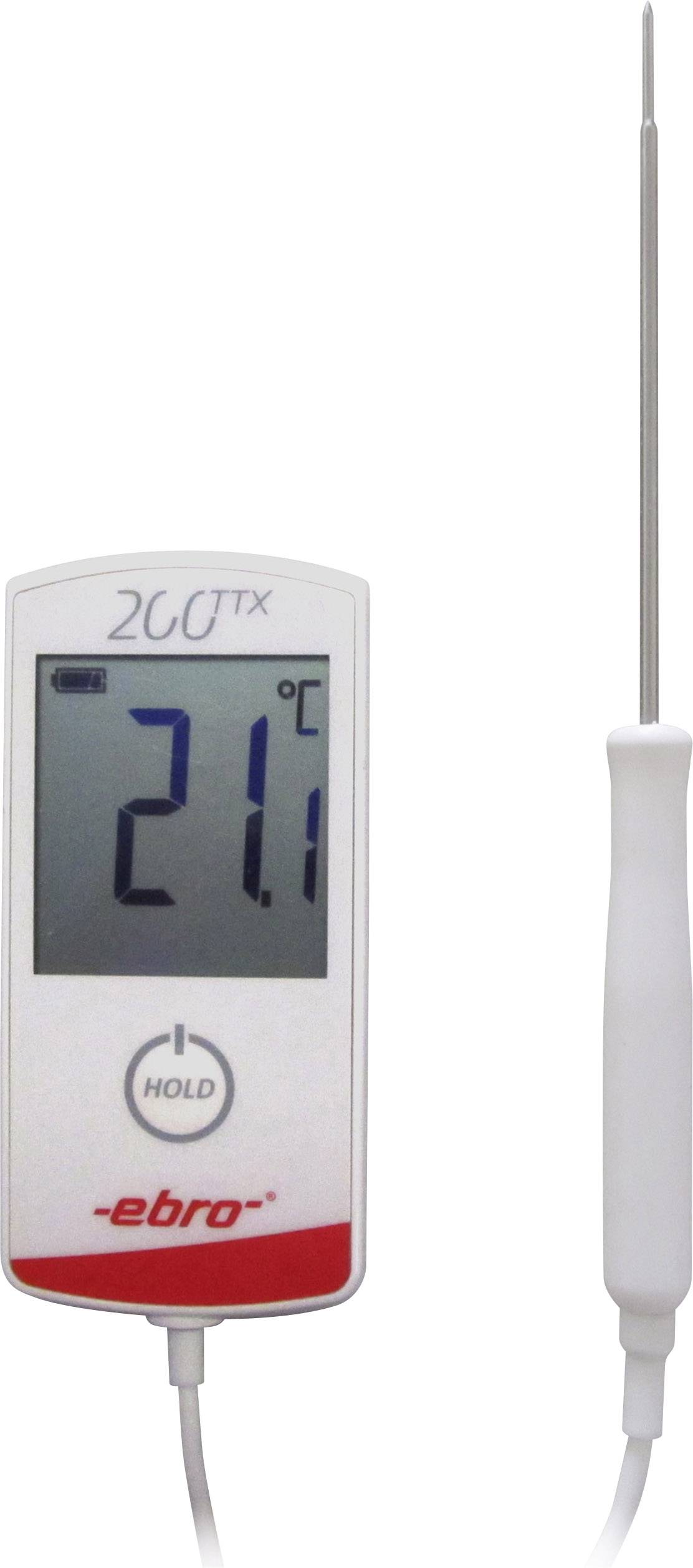 ebro TTX 200 Probe thermometer (HACCP) Temperature reading range -30 up to +200 °C Complies with HACCP standards, IP65