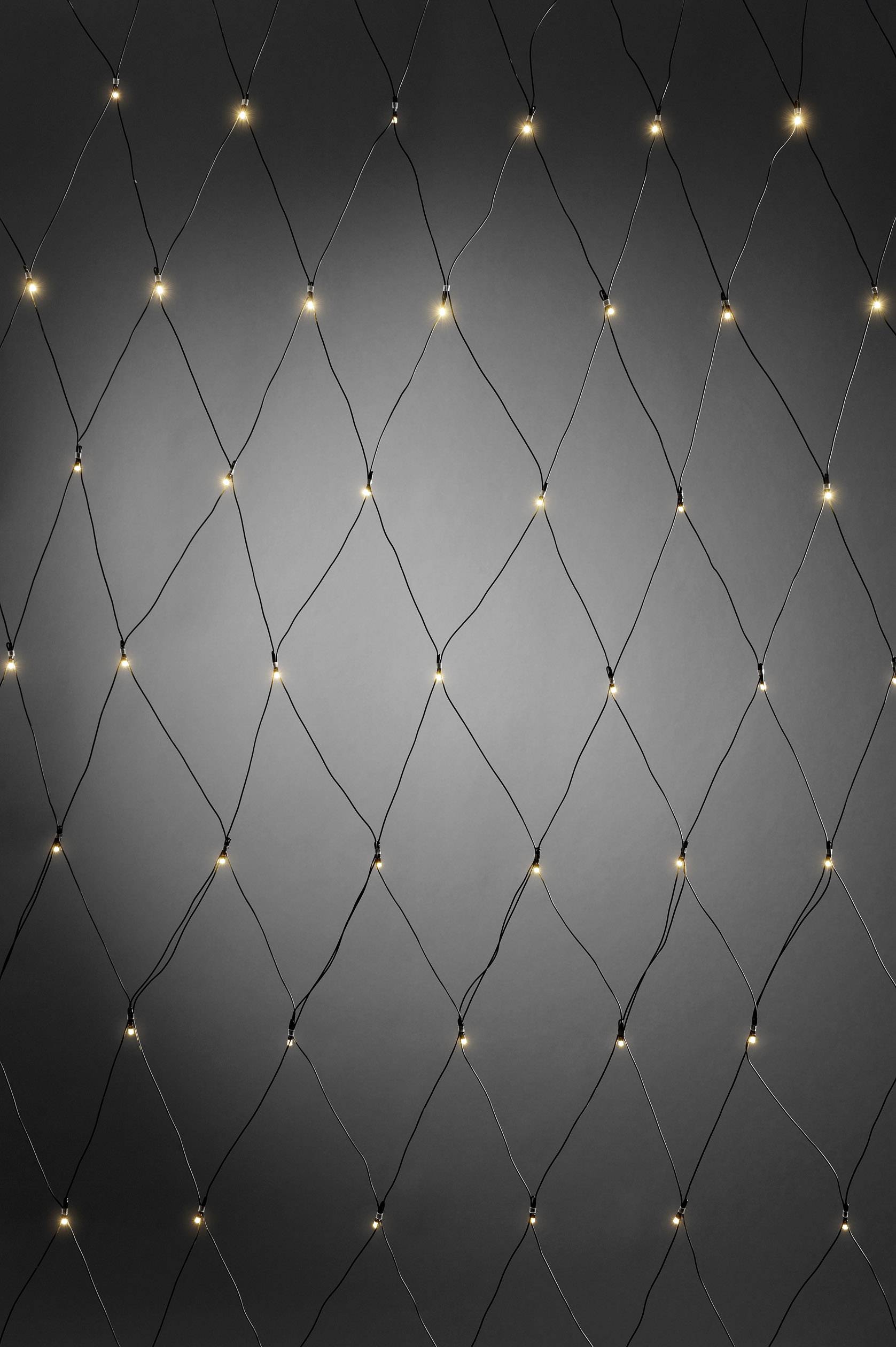 Konstsmide Grid lighting Outside Battery powered 80 LED (monochrome) Warm white Timer