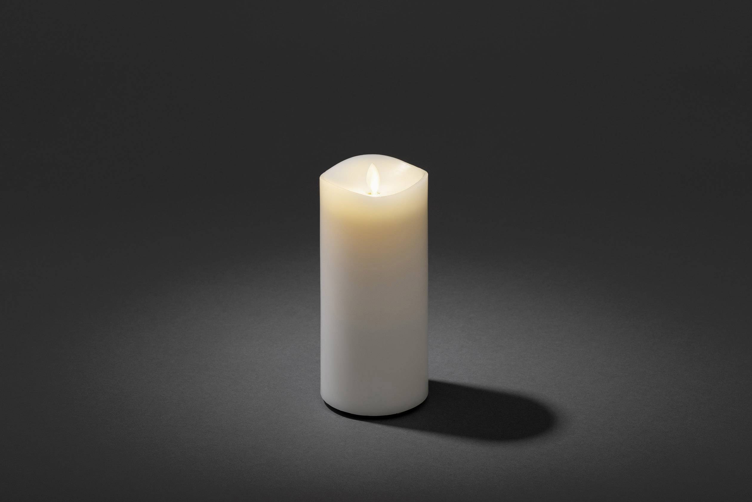 Konstsmide 1861-100 LED candle White Warm white (Ø x H) 9 cm x 18 cm