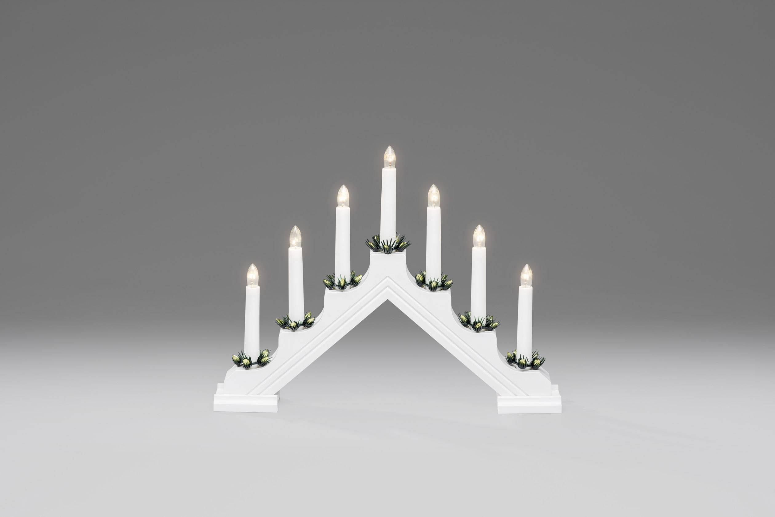 Konstsmide 2310-210 Trad Saxony candle holder Warm white Light bulb White
