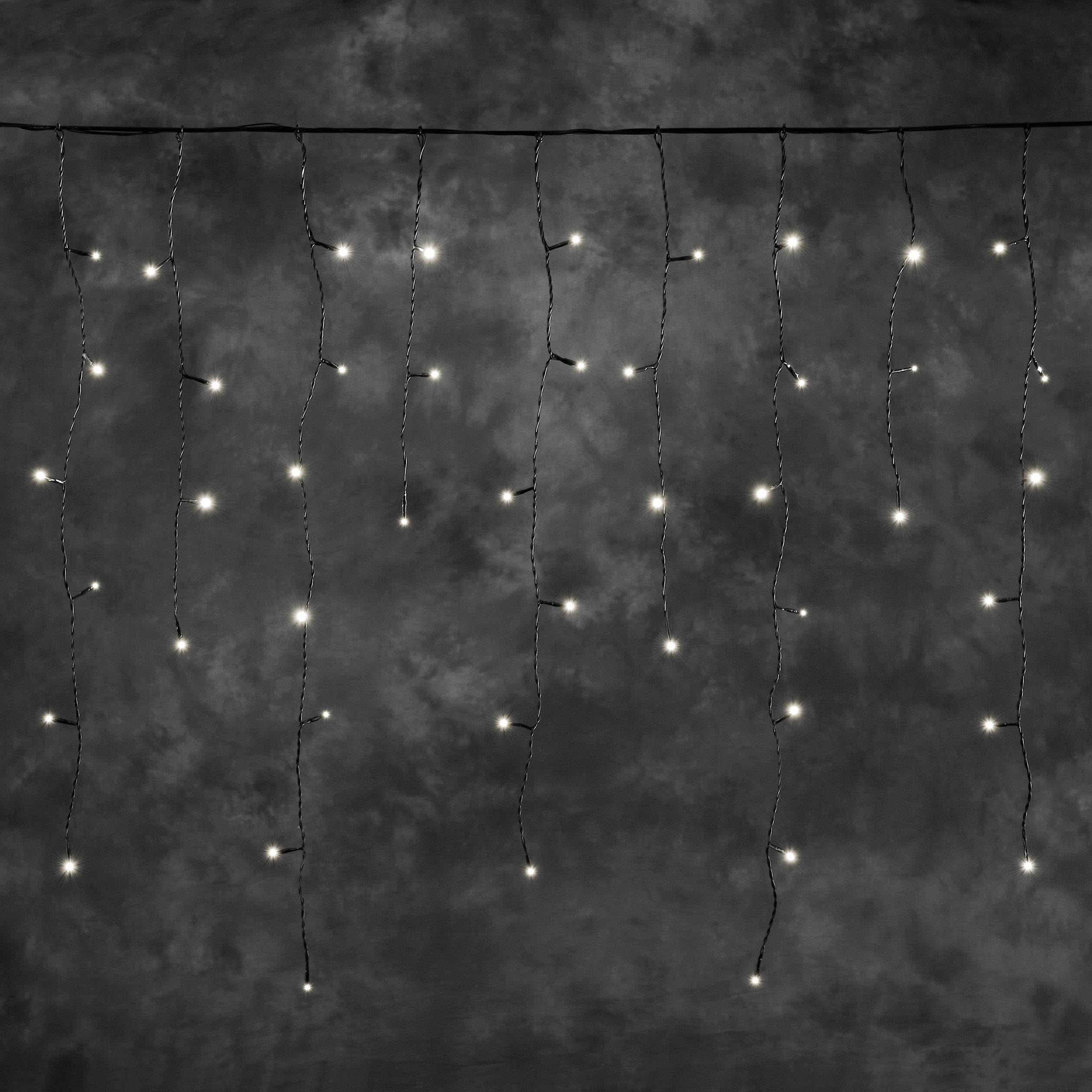 Konstsmide LED (monochrome) Holiday lighting system extension Ice rain 31 V EEC: E (A - G) Fairy light Warm white